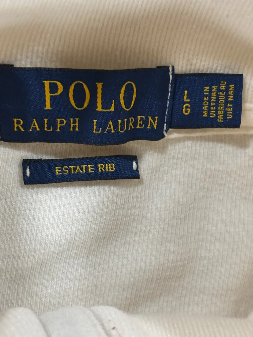 Polo Ralph Lauren light cream